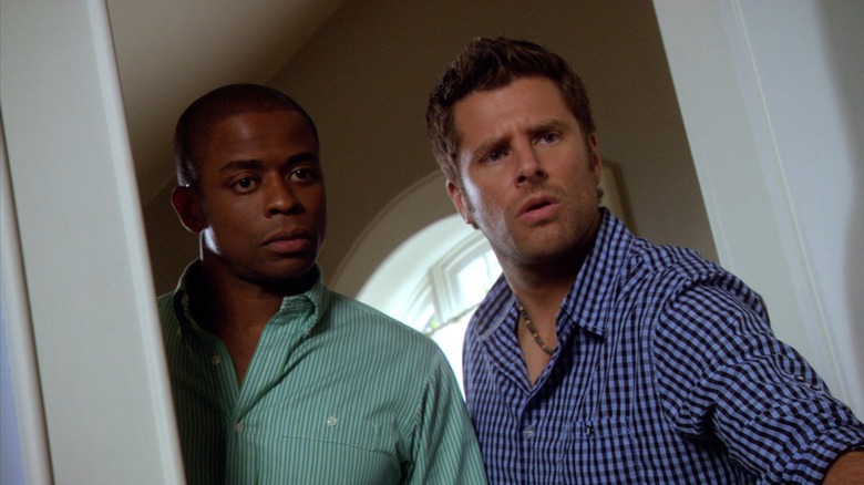 Dulé Hill and James Roday Rodriguez in Psych