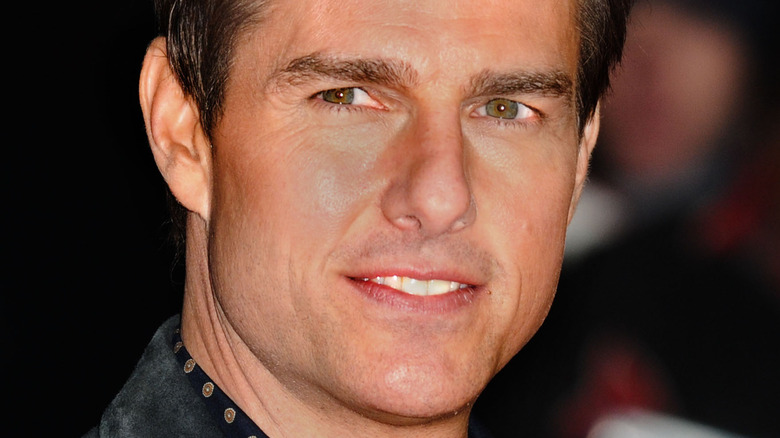 Tom Cruise smiles