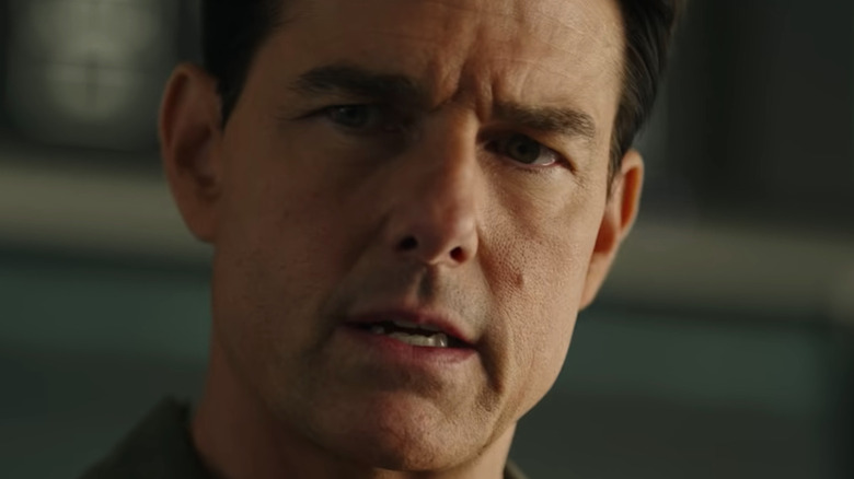 Tom Cruise concerned expression