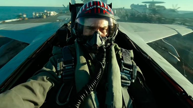 Maverick inside cockpit