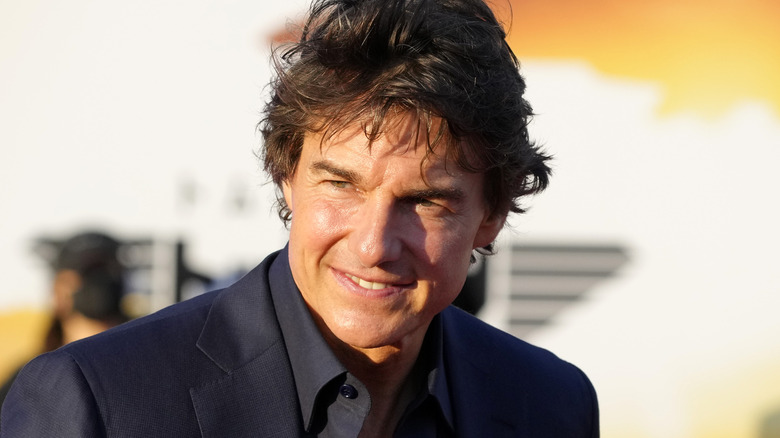 Tom Cruise smiling