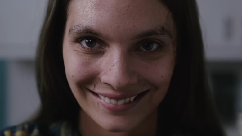 Smile girl creepy