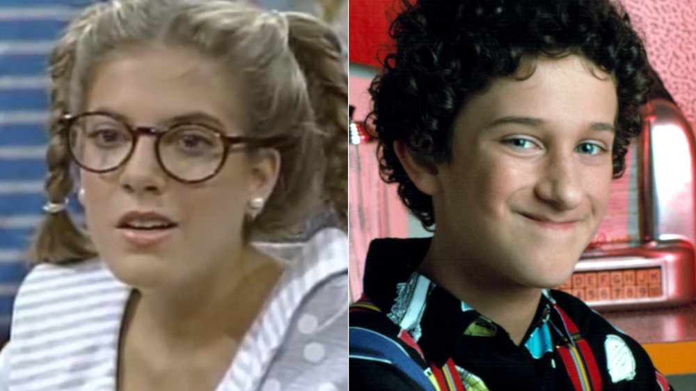 Violet and Screech on Saved by the Bell