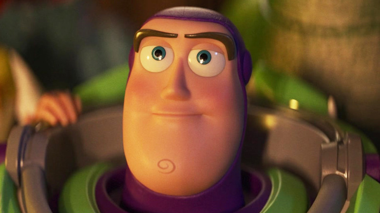 Buzz Lightyear smiling warmly