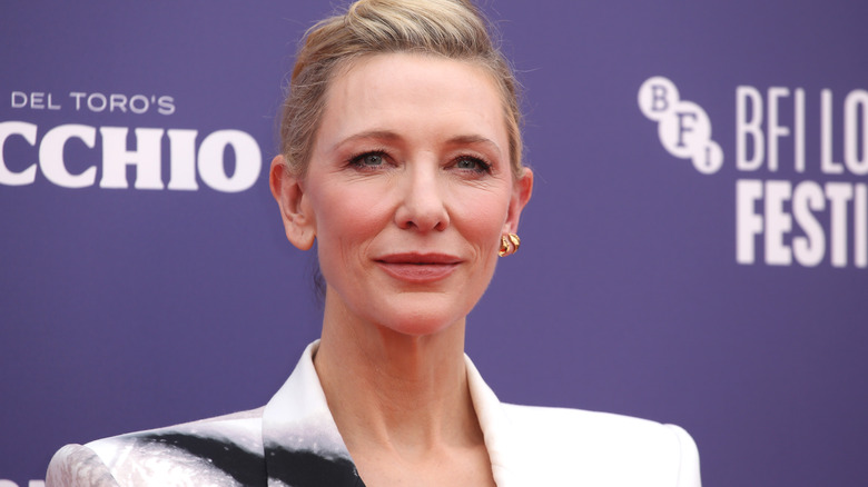 Cate Blanchett slight smile
