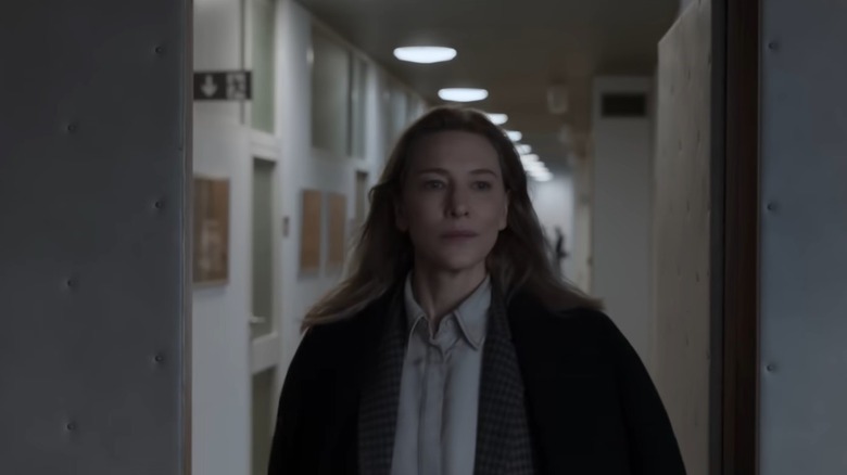 Cate Blanchett in a doorway
