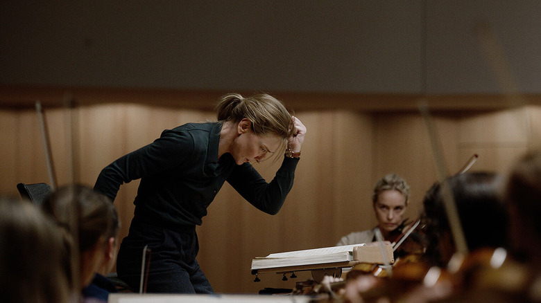 Cate Blanchett conducting