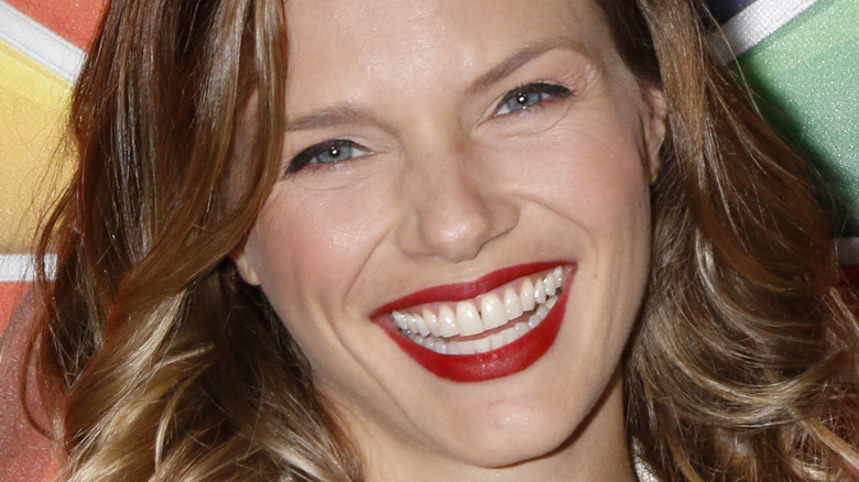 Tracy Spiridakos smiling 