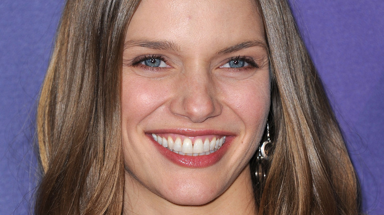 Tracy Spiridakos smiling