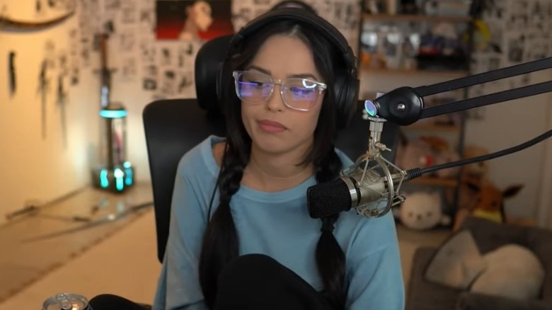 Valkyrae discussing creepy fans