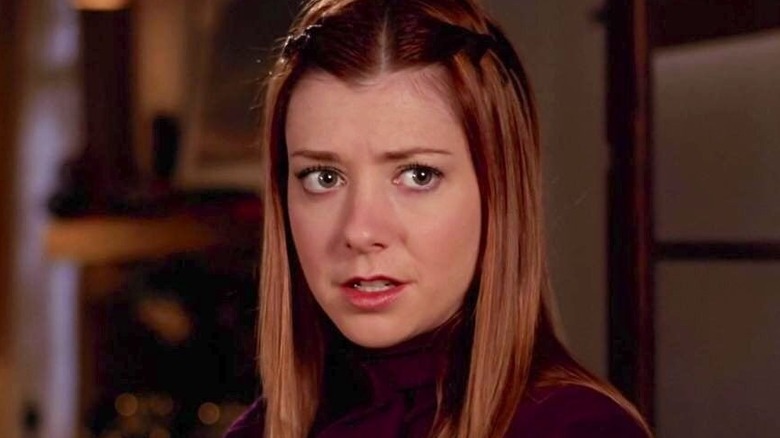 Willow looking concerned in Buffy the Vampire Slayer