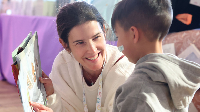 Cobie Smulders is seen helping with LA fire relief donations at Babylist