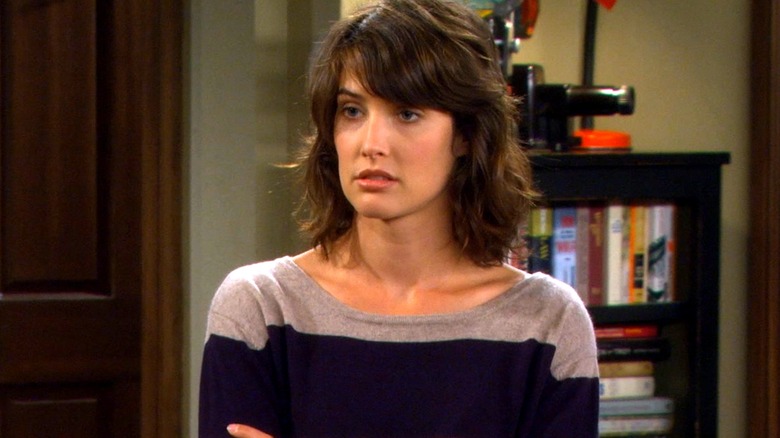 Robin frowning in "How I Met Your Mother."