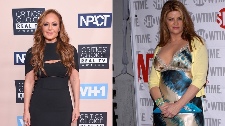 Leah Remini and Kirstie Alley on the red carpet