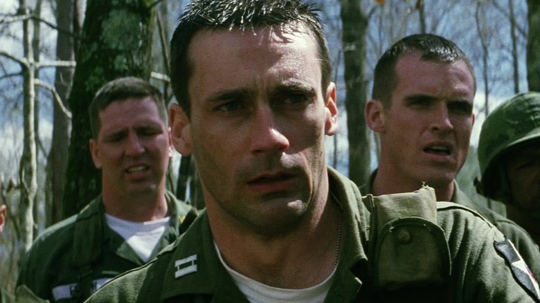 Captain Matt Dillon looking sad in We Were Soldiers