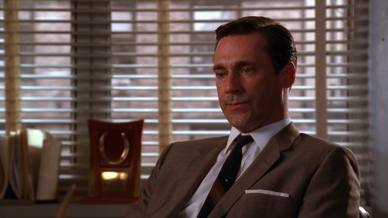 Don Draper looking down in Mad Men