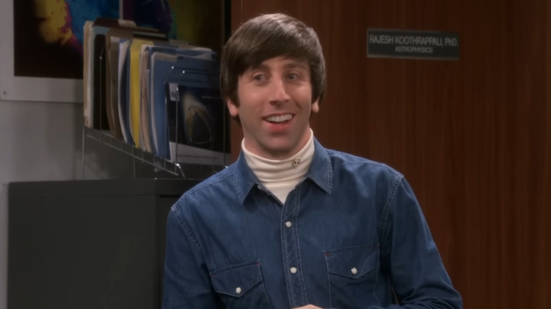 Howard Wolowitz smiling in The Big Bang Theory
