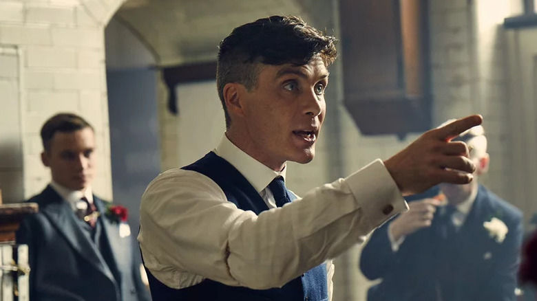 Tommy Shelby pointing his finger on "Peaky Blinders" (2013-2022)
