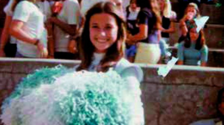 Demi Moore as a cheerleader