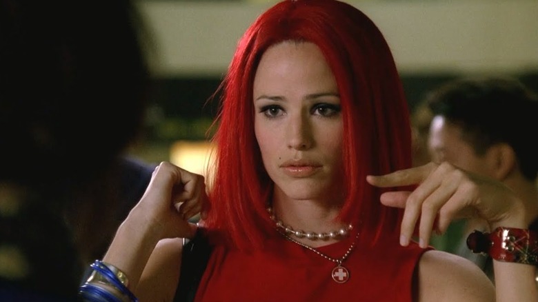 Sydney Bristow listens and gestures on "Alias" (2001-2006)