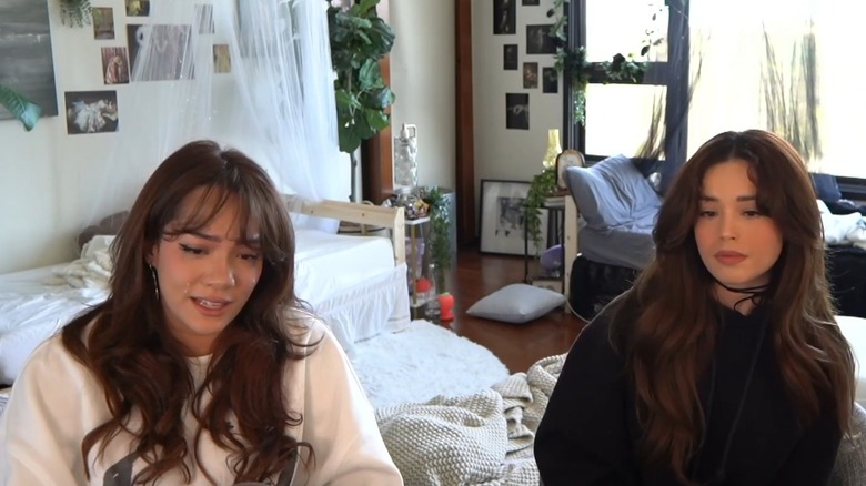 Valkyrae and Cinna talking to stream