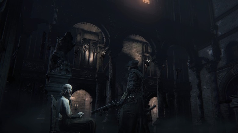 Bloodborne Lonely Old Woman in chair