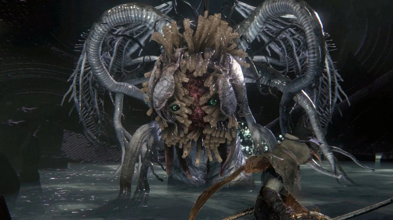 Bloodborne Ebrietas boss fight