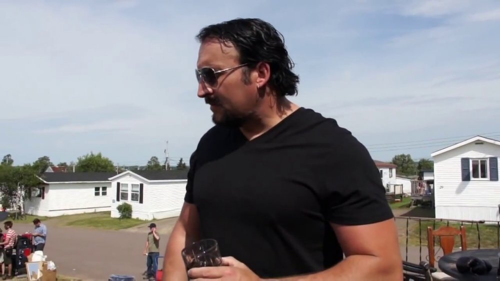 Julian is always holding a drink on 'Trailer Park Boys'