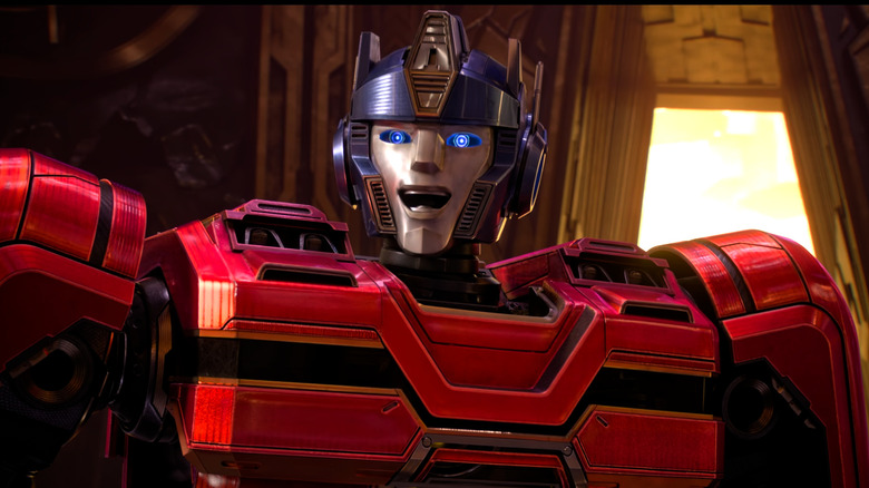 Optimus Prime blue eyes