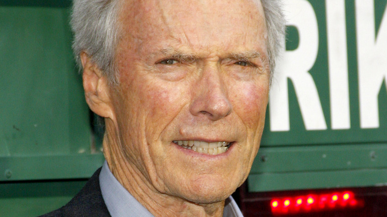 Clint Eastwood smiling