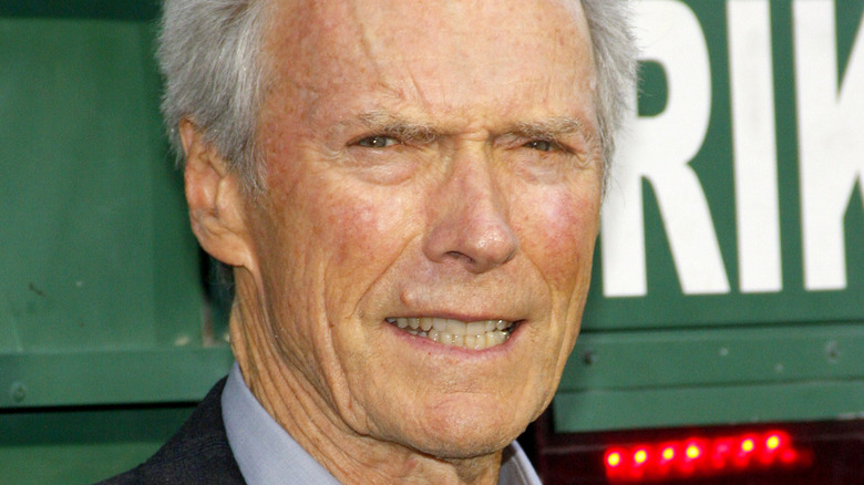 Clint Eastwood smiling