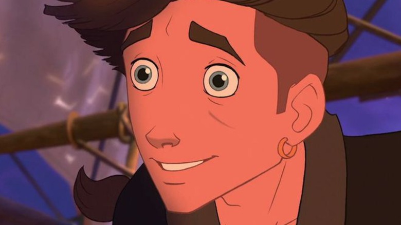 Jim Hawkins looking off into the distance