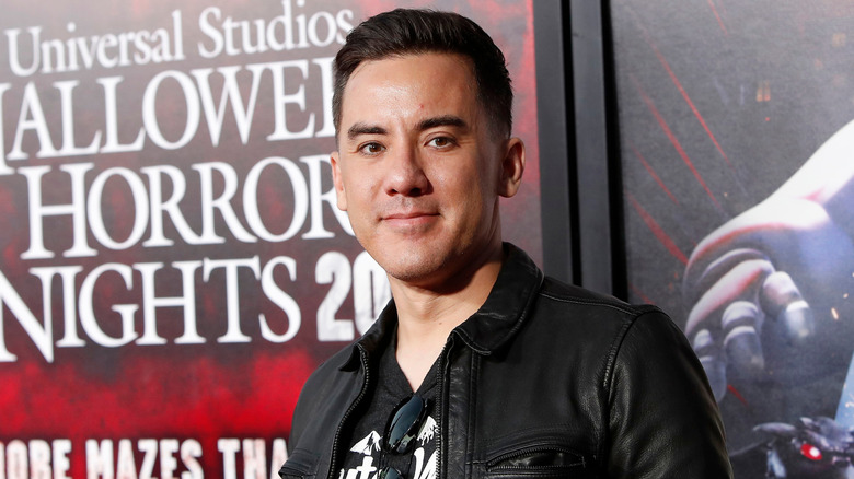 Michael Dougherty on the red carpet at Halloween Horror Nights 2020