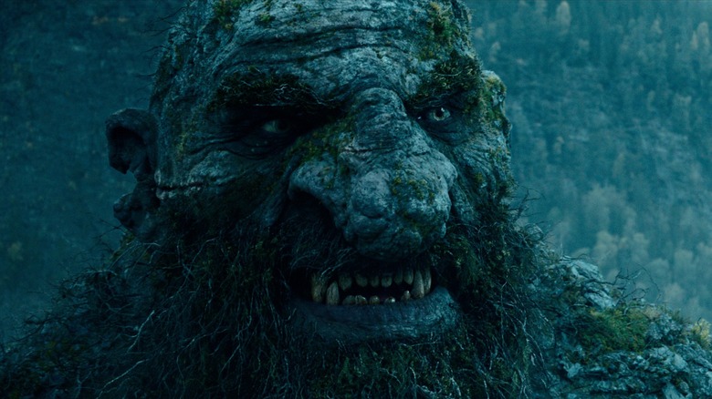 Troll showing his teeth