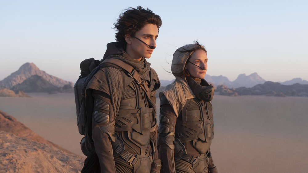 Timothee Chalamet and Rebecca Ferguson in 2021's Dune