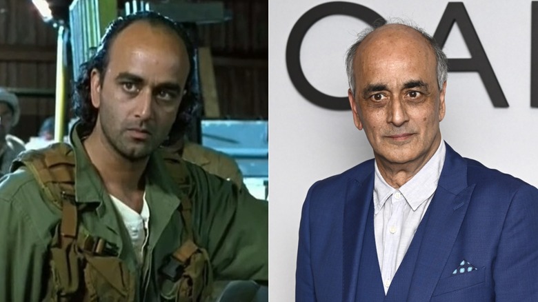 Salim Abu Aziz from True Lies (left); actor Art Malik (right)