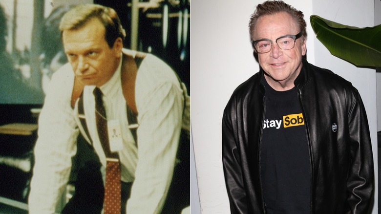 Gib from True Lies (left); actor Tom Arnold (right)
