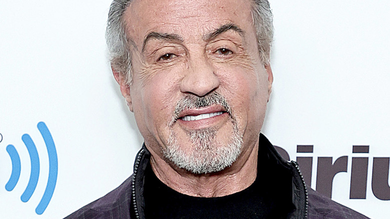 Sylvester Stallone smiles