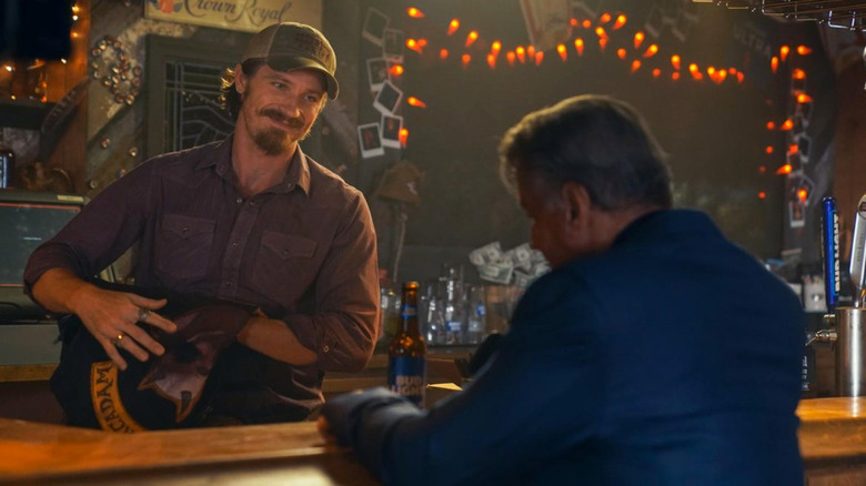 Garrett Hedlund and Sylvester Stallone star in Tulsa King