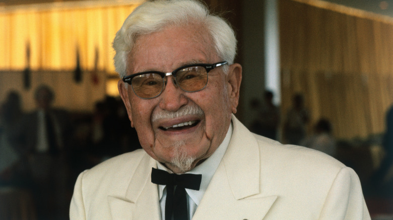 The Colonel smiles