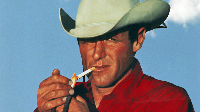 Robert Norris lights up as Marlboro Man