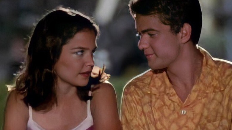 Dawson and Pacey stare at each other