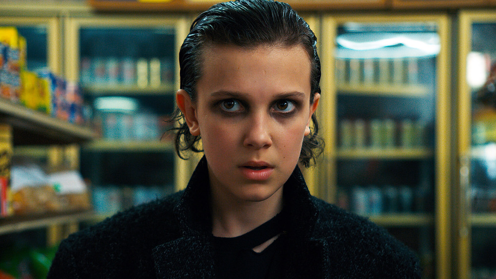 Eleven dressed as punk
