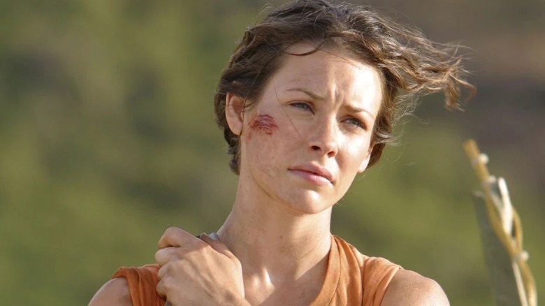 Kate Austen frowns
