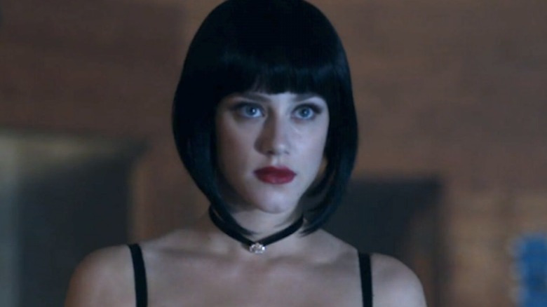 Dark Betty stares intensely