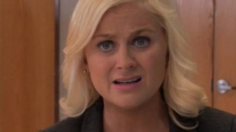 Leslie Knope frazzled