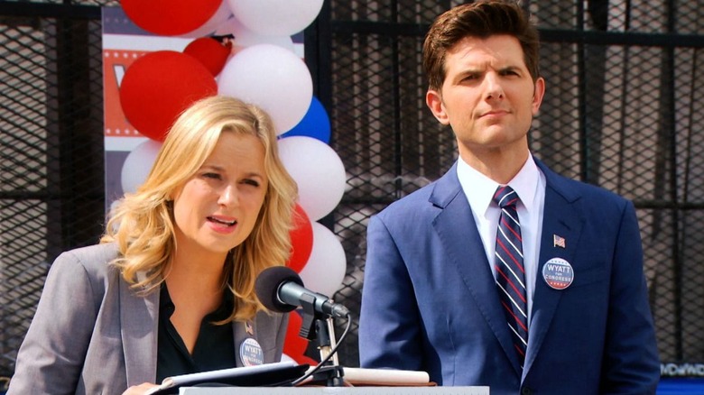Leslie Knope and Ben Wyatt