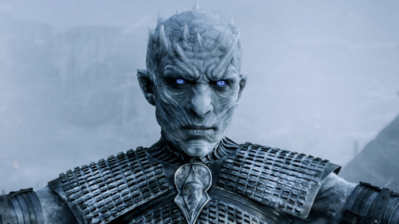 The Night King stares malevolently in "Game of Thrones" (2011-2019)