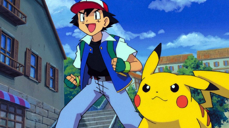 Ash and Pikachu from Pokemon