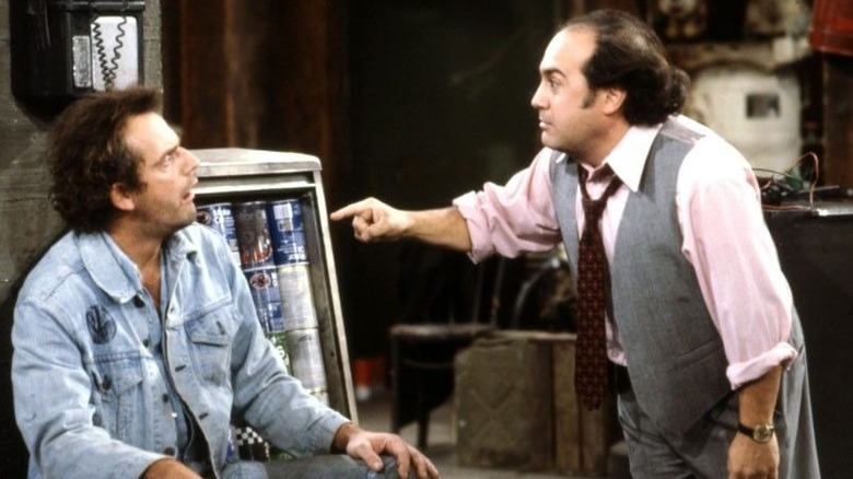 Lloyd and DeVito in "Taxi"